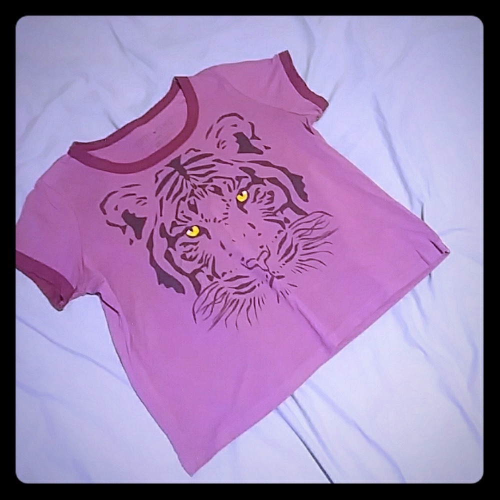 Pink crop top